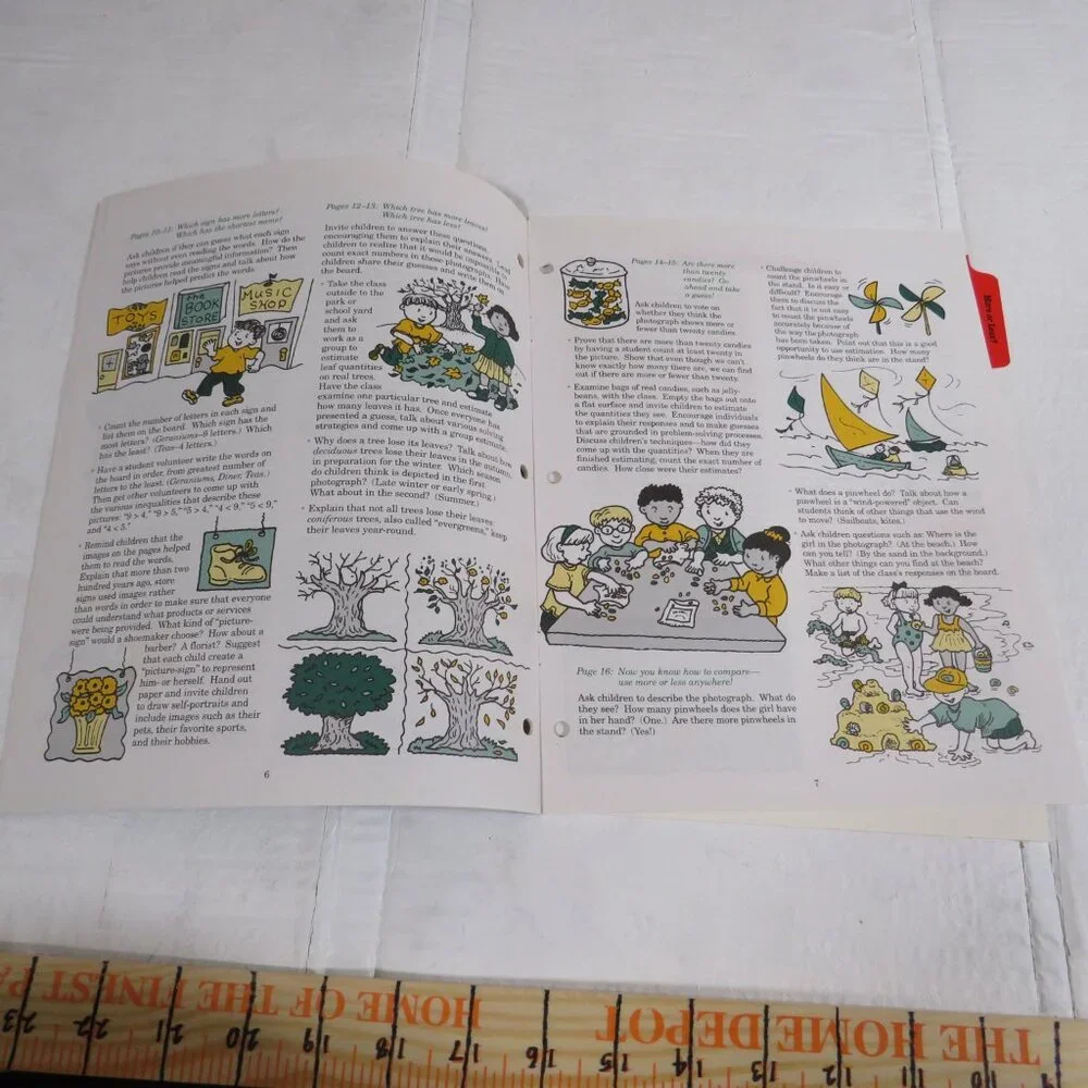 More OR Less BIG BOOK (almost 2 feet tall) with teacher pages CLASSROOM SIZE